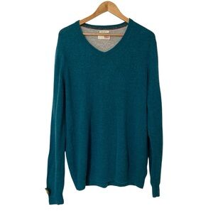 1901 by Nordstrom Merino Wool and Cashmere Blend V-neck Sweater
